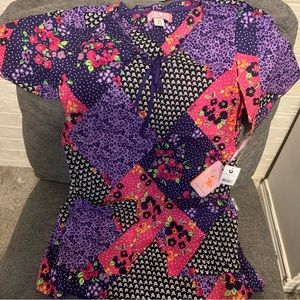 Koi Scrub top- XS